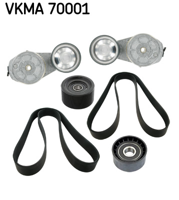 Set curea transmisie cu caneluri VKMA 70001 SKF